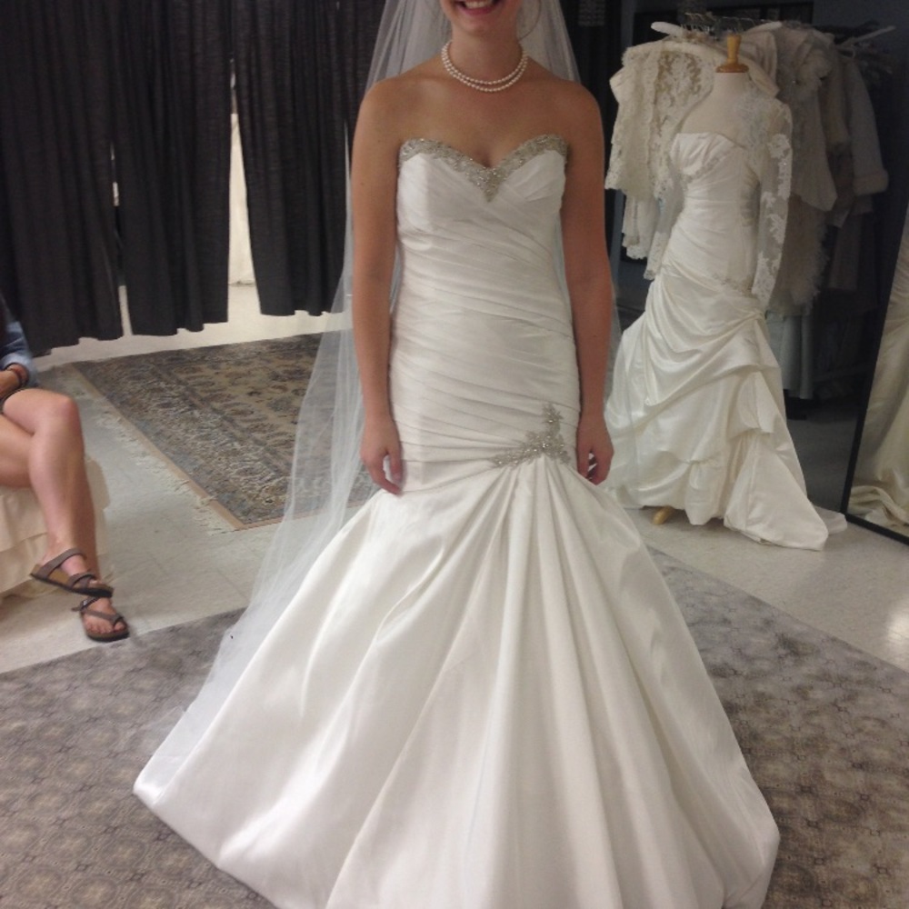 Mermaid style wedding gown